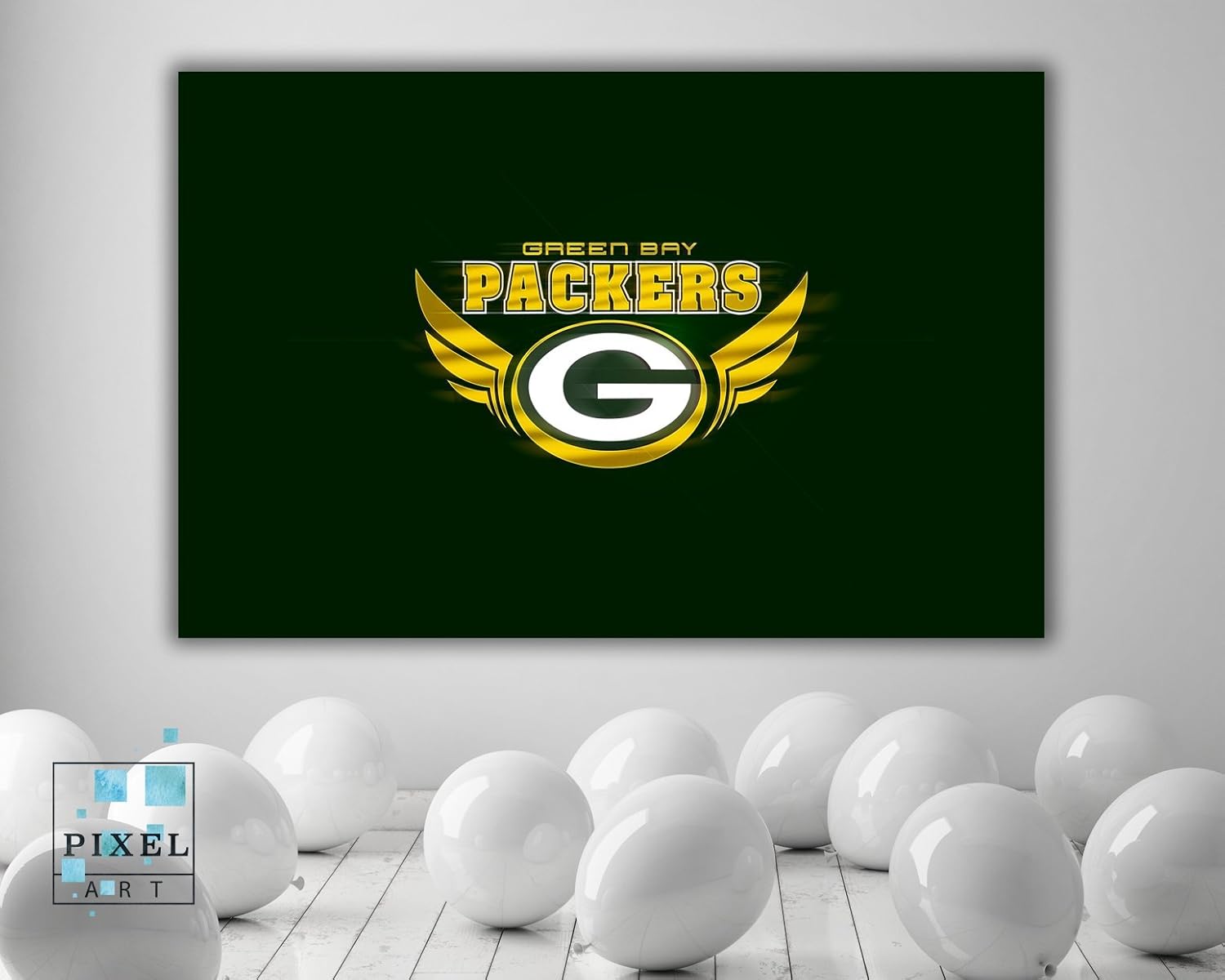 Green Bay Packers Football NFL Sports Canvas Print Wall