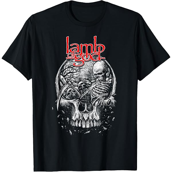 Amazon.com: Lamb of God The Wrapping T-Shirt : Clothing, Shoes