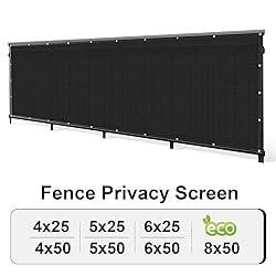 SUNLAX Privacy Fence Screen 6' x 26' Heavy Duty