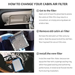 6040C Cabin Air Filter Compatible with Dodge 11-23