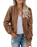 MIROL Women's Sherpa Fleece Jacket Faux Fuzzy Long