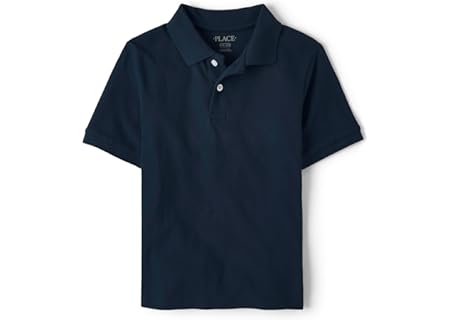 The Children's Place Boys' Uniform Short Sleeve...
