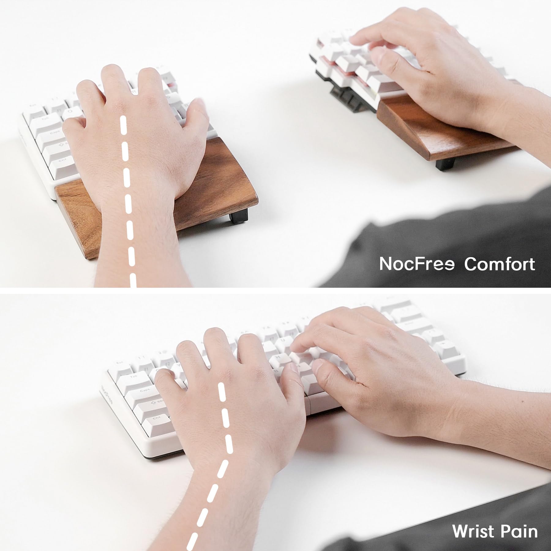 Mua NocFree Wireless Ergonomic Split Mechanical Keyboard - Tactile, Hot ...