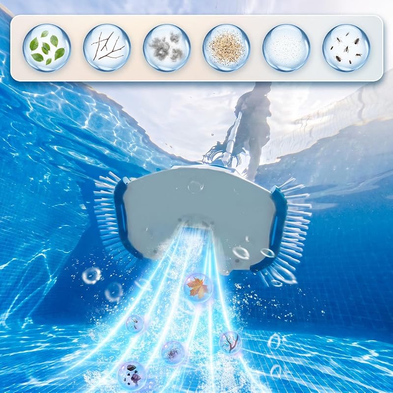 Aspiratore per Piscina Senza Fili Manuale Rockstar Pooldroid 3000