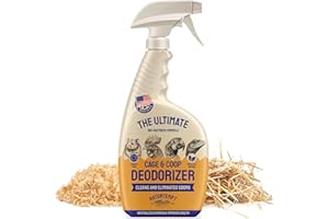 Hatortempt Chicken Coop Deodorizer & Cleaner Spray - 32 Oz, Unscented - Ammonia Control Odor Eliminator & Coop Refresher for Chickens