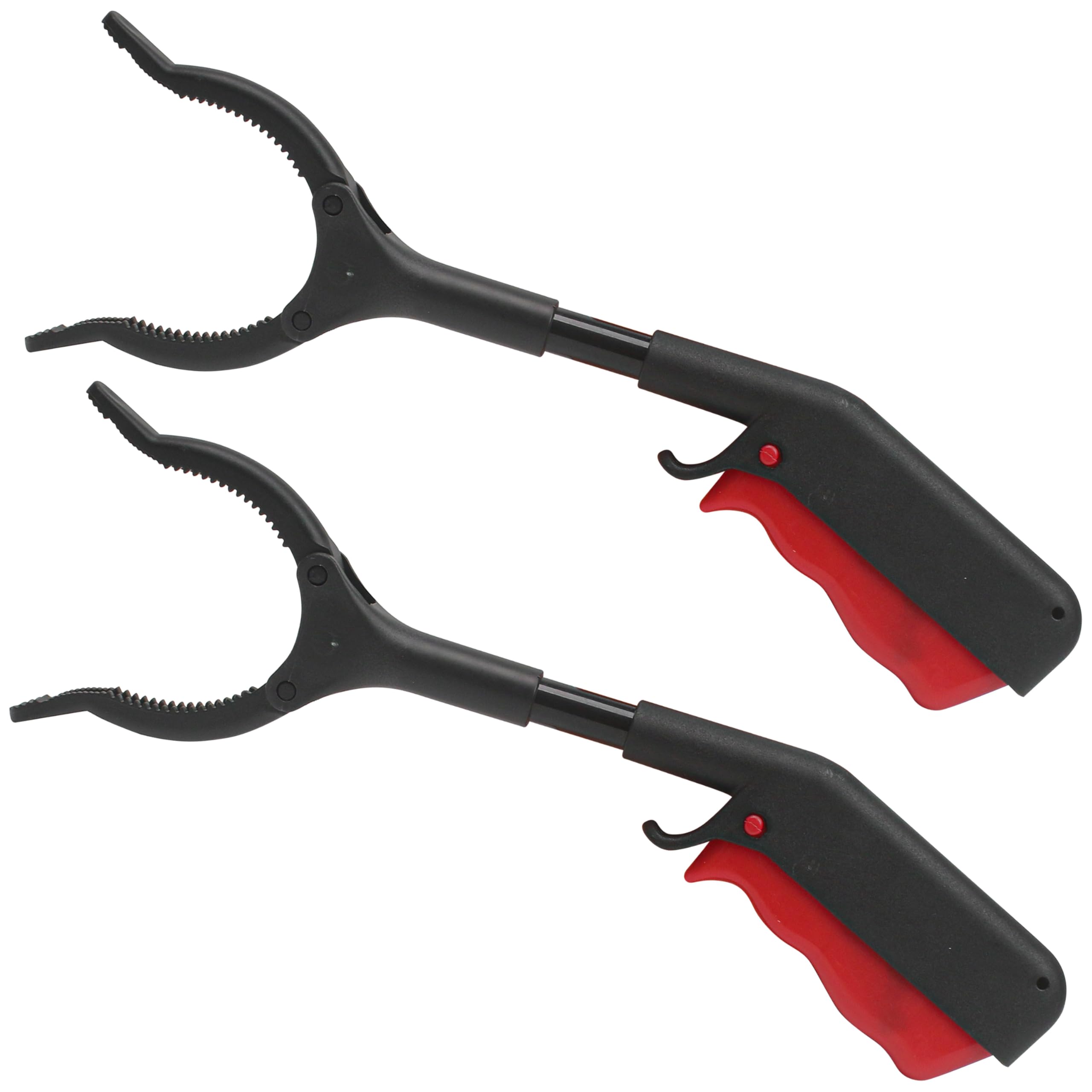 Photo 1 of 2pcs Short Grabber Reacher Tool, Mini Grabber Tool, 12 Inch Litter Picker Stick, Heavy Duty Small Extension Helping Hands Arm, Nabber Tongs for Elderly Seniors Adult Childrens Reaching Trash Objects