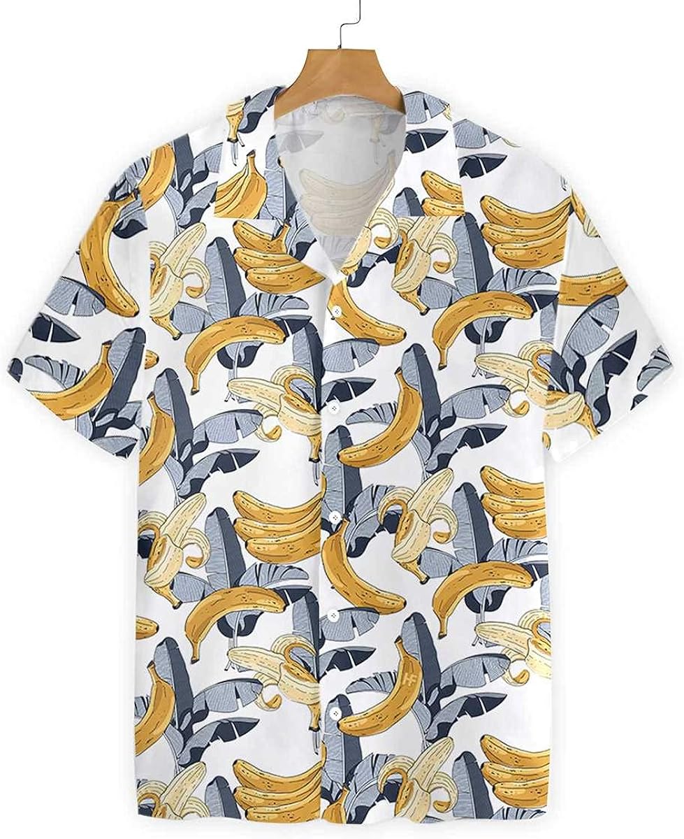 Amazon.com: Banana Tropical Hawaiian Shirt T-Shirt, Youth Shirts, Hoodie, Long Sleeve 