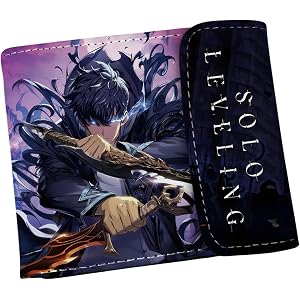 ISaikoy Anime Solo Leveling Wallet Bifold Credit Card Case Purse Passport ID Card Holder 1