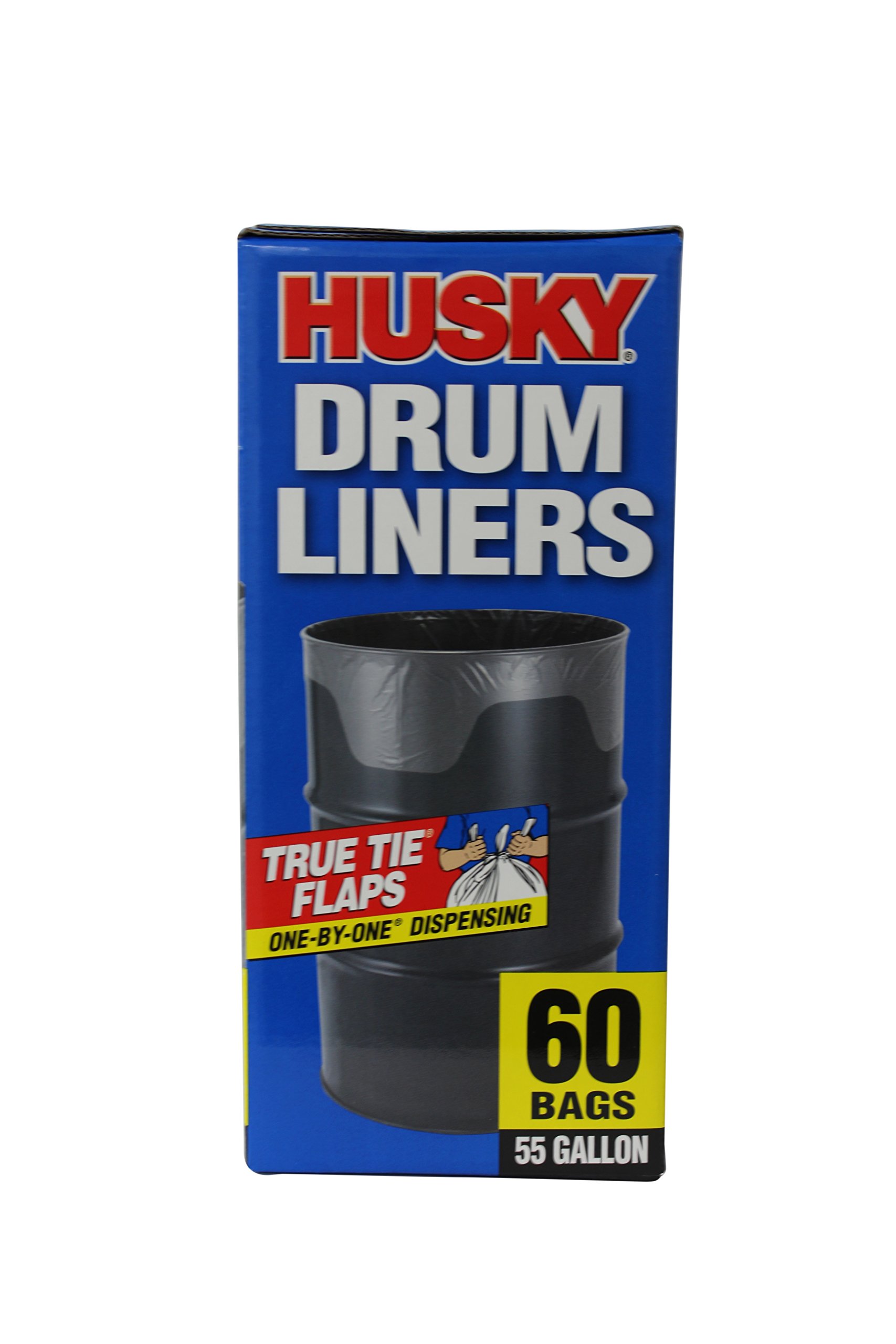 60Count PolyAmerica Husky 55 Gallon Nothing's Tougher Clear Drum Can Liners 73257009294 eBay