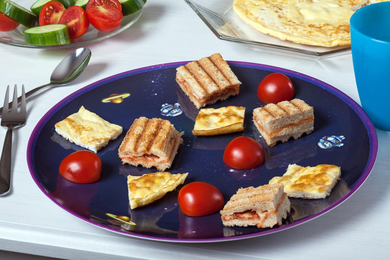 Playte Dinner Plate Kids Game Set Of 3 Perfect for Difficult and