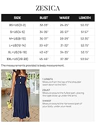 ZESICA Women's 2024 Summer Boho Spaghetti Strap