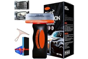 Q4 Glass Guard - Q4 Glass Cleaner, Car Handle Oil Film Cleaning Brush, Auto Glass Side Window Oil Film Removal Cleaner, Autom