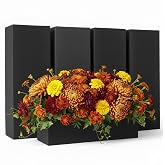XCEL Floral Foam for Flower Arrangements Floral Foam Blocks - Reusable, Weather Resistant Craft Foam Fresh &amp; Artificial Flower Arrangements, Styrofoam Block (Black 9" x 3" x 3" - 4 Pack)