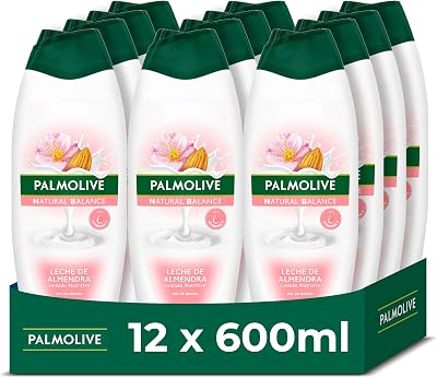 Natural Balance, Gel de Ducha Leche de Almendra, 12x600ml