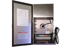 COLOER 900W (12V-13V-14V-15V-16V-17V-18V-22V) Multi-Tap Low Voltage Transformer for Outdoor Landscape Lighting, Yard Light, Garden Lights, Fully Encapsulated Toroid Core, CEC VI Certified,ETL Listed