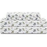 MALLARY BY MATTHEW Kids Super-Soft 100% Microfiber Print Sheet, Puppy Love, Queen