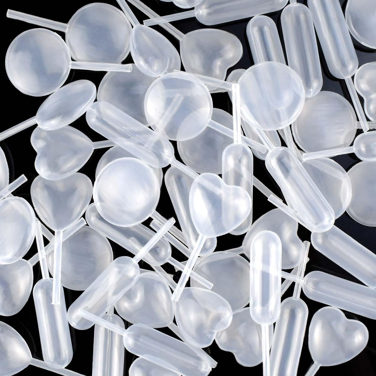 100 Pipette Contagocce In Plastica, 4ml, Trasferimento, Per Cupcake E Gelato