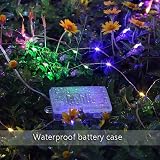 ooklee Fairy Lights Battery Operated 2 Pack 10M 100 LED Waterproof Copper Wire view 5