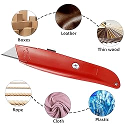 DIYSELF 30 Pack Box Cutter Heavy Duty Aluminium