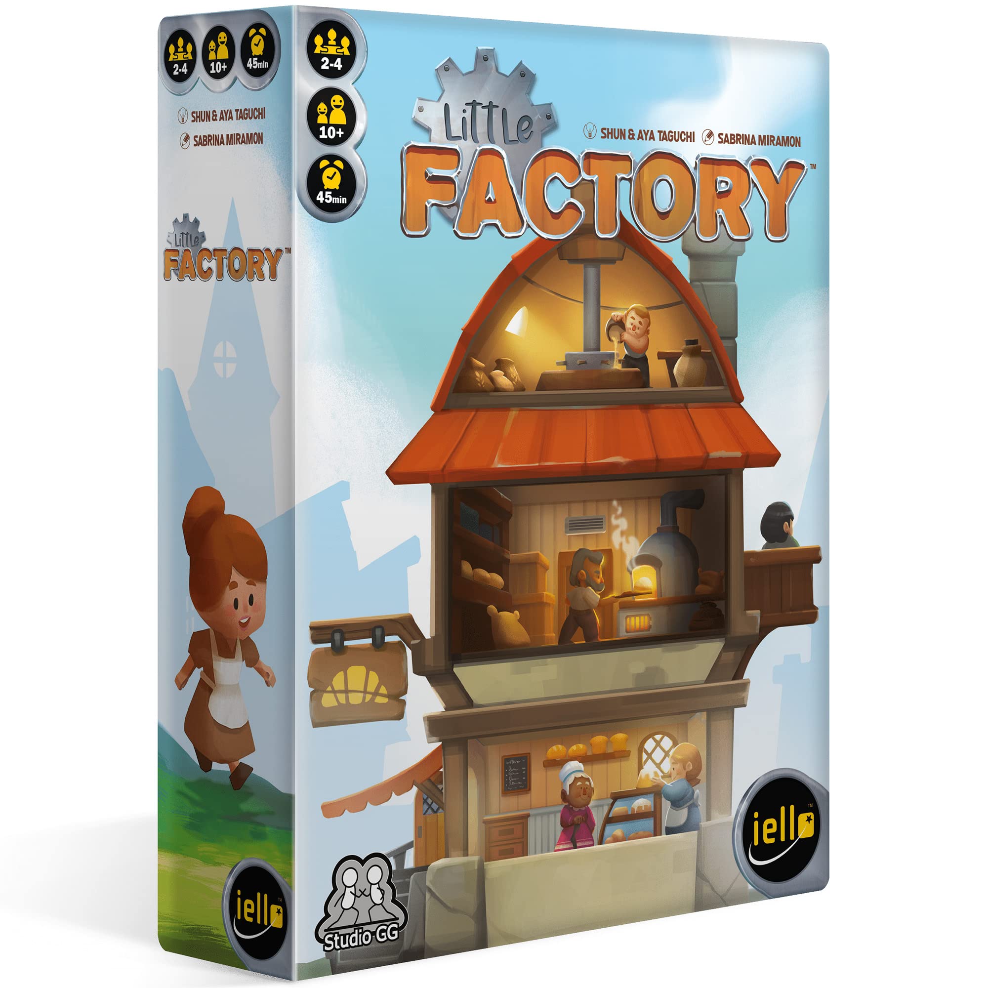 Iello | Little Factory | Family Card Game | Ages 10+ | 2-4 Players | 45 Minutes Playing Time