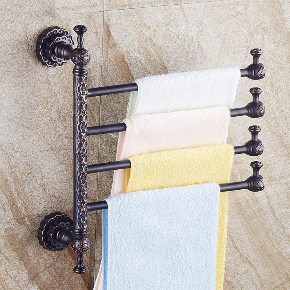 FTGJZF Toallero Liso Negro Bronce/Color / Europe America ...