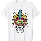 Sugar Skull Mardi Gras Carnival Festival Jester Hat T-Shirt