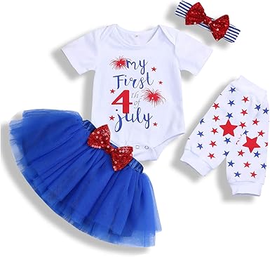 infant 4th of july outfit girl