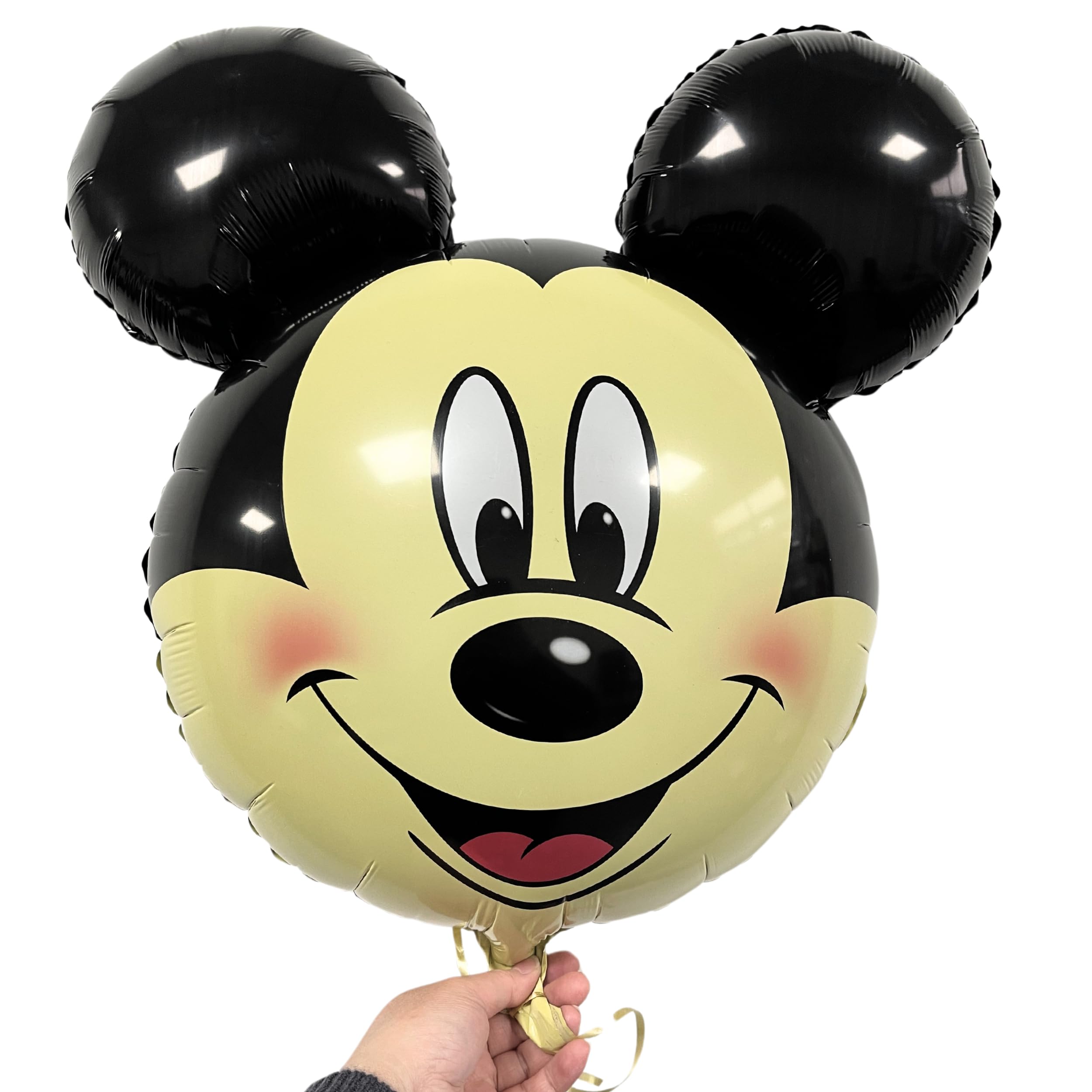 Photo 1 of Big Cartoon Animal Head Balloon – Foil Birthday Balloon Decorations Mouse Head Kids Giant Murine Theme Party Supplies
