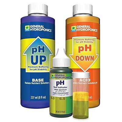 1-Set Paradisiac Popular GH pH Control Acid Alkaline Water Test Kit Accurate General Up and Down Volume 8 oz with 1 oz Indicator