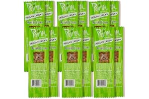 Primal Spirit Vegan Jerky – “Classic Flavor” – Mesquite Lime, 10 g. Plant Based Protein, Certified Non-GMO, No Preservatives,