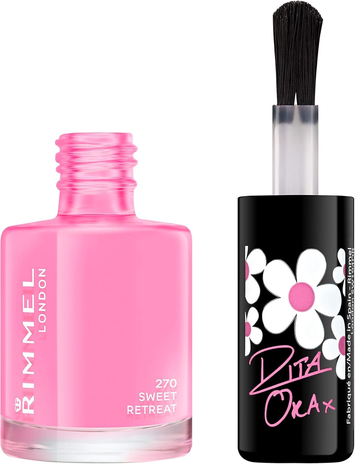 Rimmel London 60 Seconds Super Shine by Rita Ora Nail Polish, 270 Sweet Retreat, 8 ml