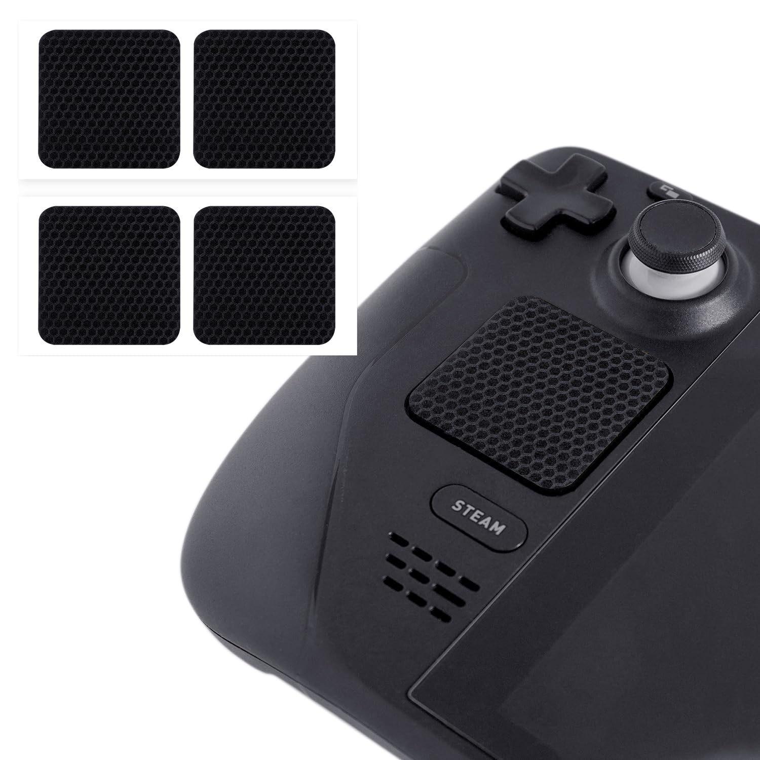 TALONGAMES Touchpad Protector Compatible with Steam Deck OLED/Steam Deck Trackpad Skin (Trackpads Protector, Matrix Mini Hex - Black)