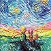Little Prince Art - PRINT - Le Petit Gogh Art by Aja 8x8, 10x10, 12x12, 20x20, 24x24 inches