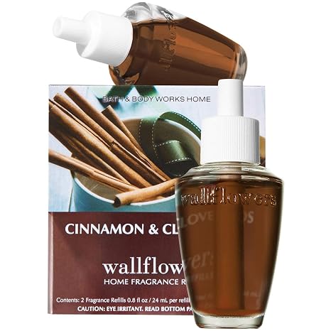 Bath Body Works Cinnamon And Clove Buds Wallflowers Slatkin Co Home Fragrance Diffuser Refills 2 Bulbs