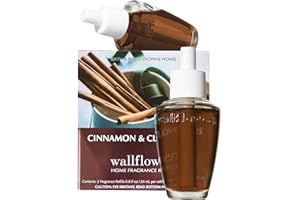 Bath & Body Works Cinnamon and Clove Buds Wallflowers - Slatkin & Co. Home Fragrance Diffuser Refills - 2 bulbs