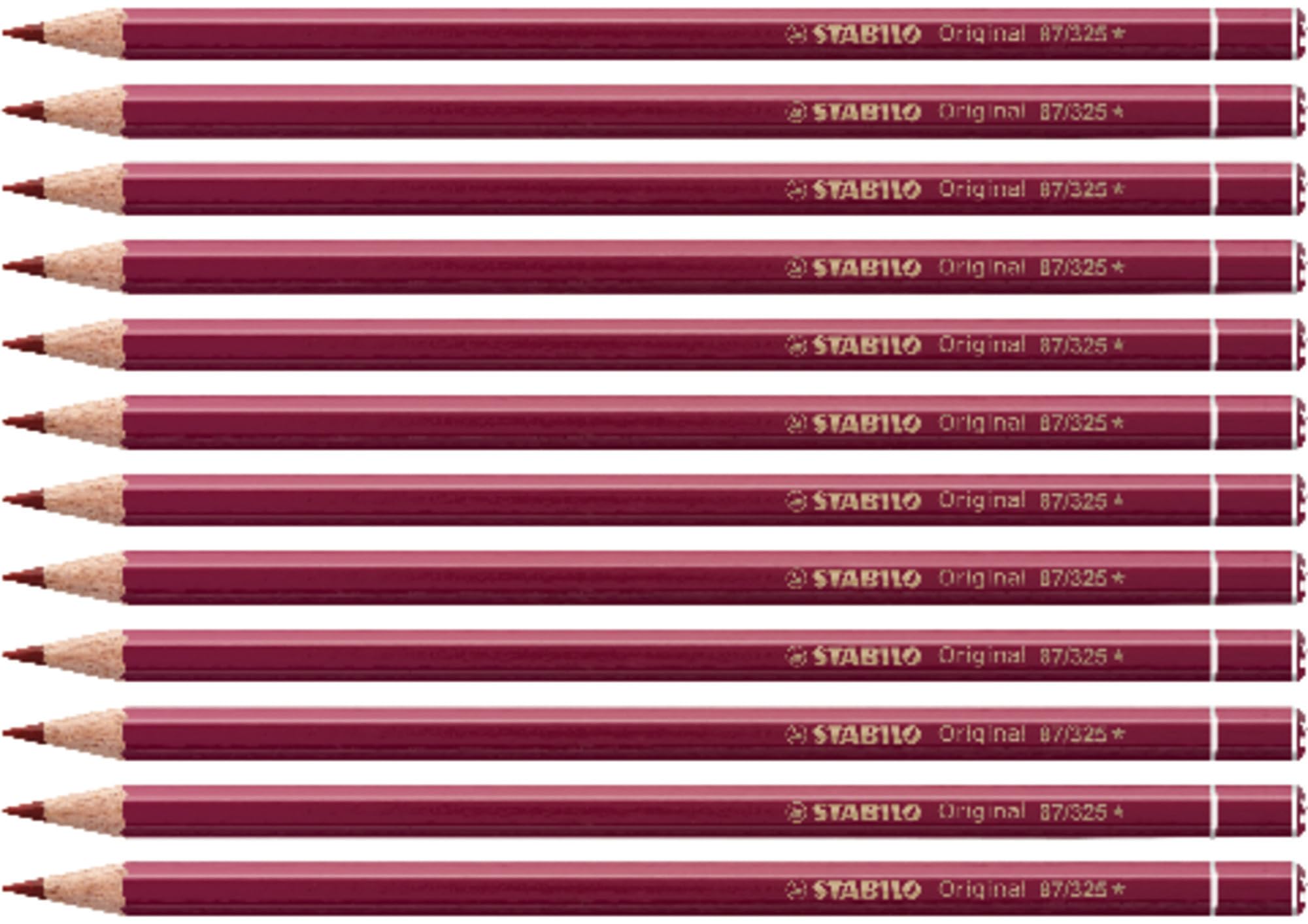 Premium Colouring Pencil - STABILO Original - Pack of 12 - crimson red deep — image 1