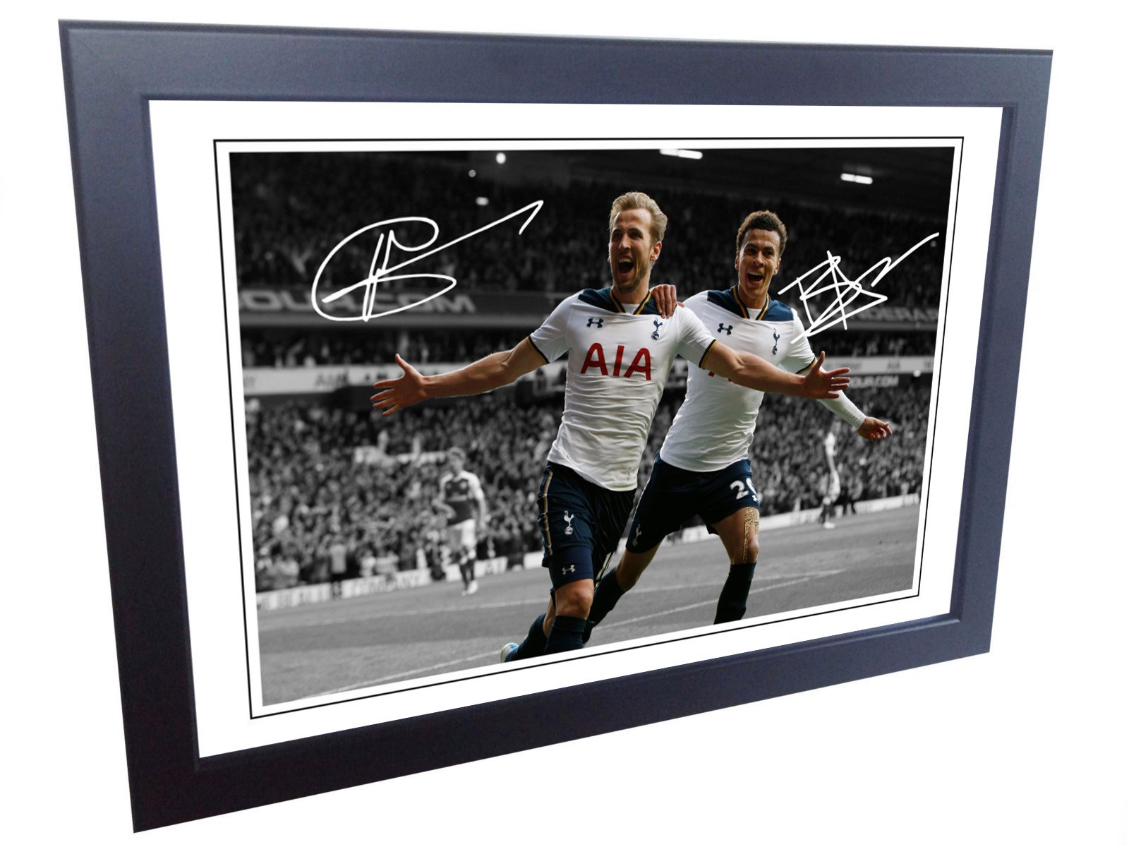 Kitbags & Lockers 12x8 Signed Harry Kane Dele Alli Tottenham Hotspur Spurs Autographed Photo Photograph Picture frame Gift