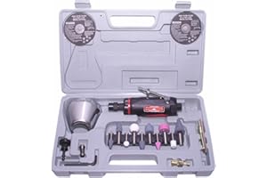 Canadian Tool and Supply 3-Inch Air Cut Off Tool & 1/4-Inch Die Grinder Kit and Accessories (ACODGTK-3)