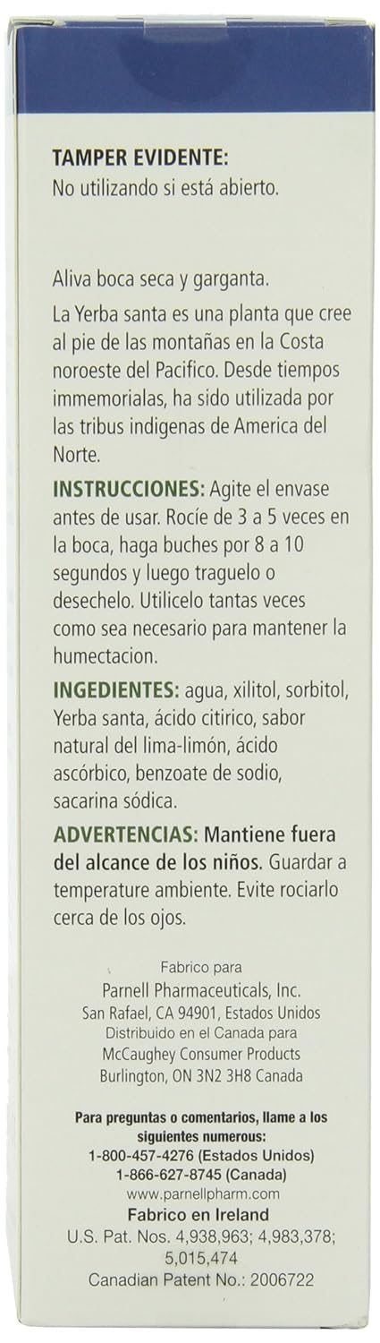 Mouth Kote Dry Mouth Spray, Oral Moisturizer with Yerba Santa, 8 Fluid Ounce: Beauty