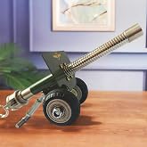 DSQSTMR Mini Artillery Cannon Firecracker that Shoots Fire Crackers Launcher Can Cannons that Fire Black Powder Firework Cannon 304 Stainless Steel Model Small Desktop Ornament
