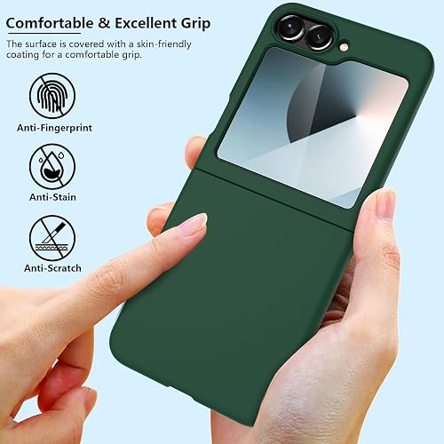 ZX Zenixy for Samsung Galaxy Z Flip 6 Case, Slim Thin Shockproof