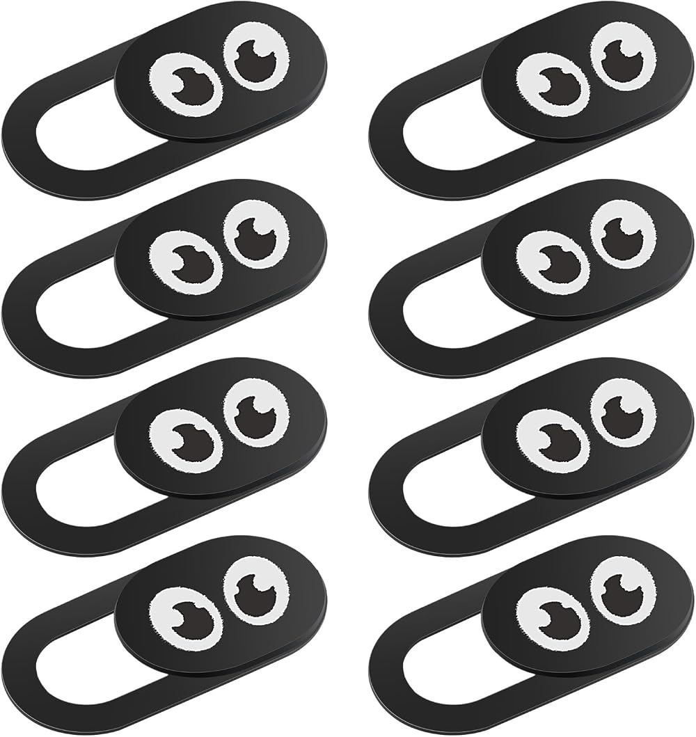 AOZUO 8PCS Webcam Cover Slider Strong Adhesive for Laptops Tablets Smartphones