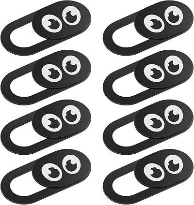 AOZUO 8PCS Webcam Cover Slider Strong Adhesive for Laptops Tablets Smartphones