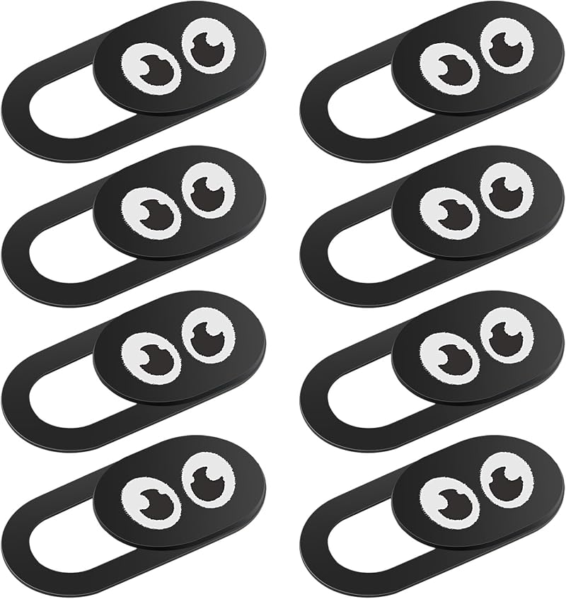 AOZUO 8PCS Webcam Cover Slider Strong Adhesive for Laptops Tablets Smartphones
