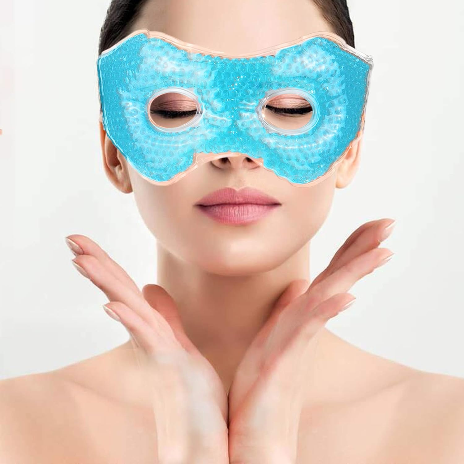 Gel Bead Eye Hot/Cold Compress Pack Eye Therapy, For Puffy