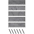 Edge Right - Hammer-in Landscape Edging - 48-inch Strips - 8-inch Depth 1/4-inch Rounded top COR-Ten Steel (5 Pack)