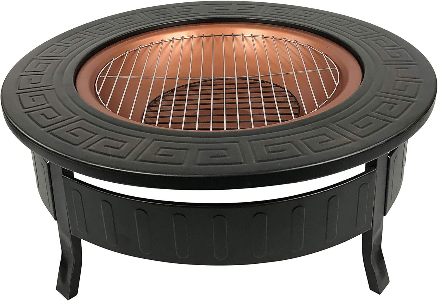 Super Saturday RayGar 3 In 1 Round Fire Pit BBQ Ice Pit Patio Heater