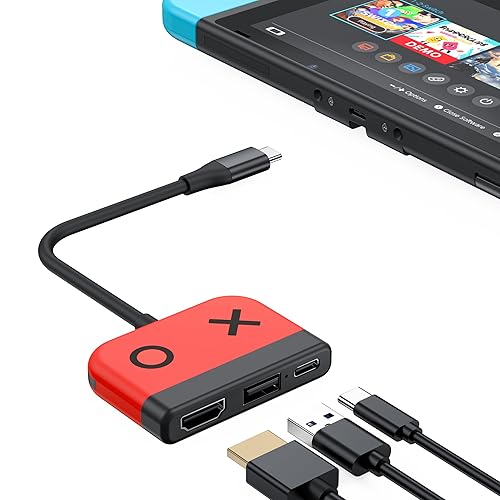 RREAKA Switch Dock for Nintendo Switch OLED, in TV Adapter