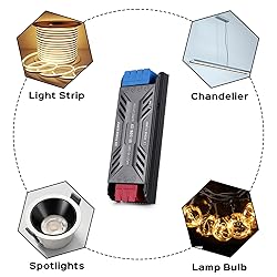 BRIMETI LED Power Supply 12V 200W LED Driver LED