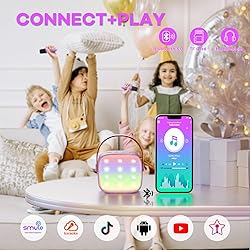 YLL Mini Karaoke Machine with 2 Wireless